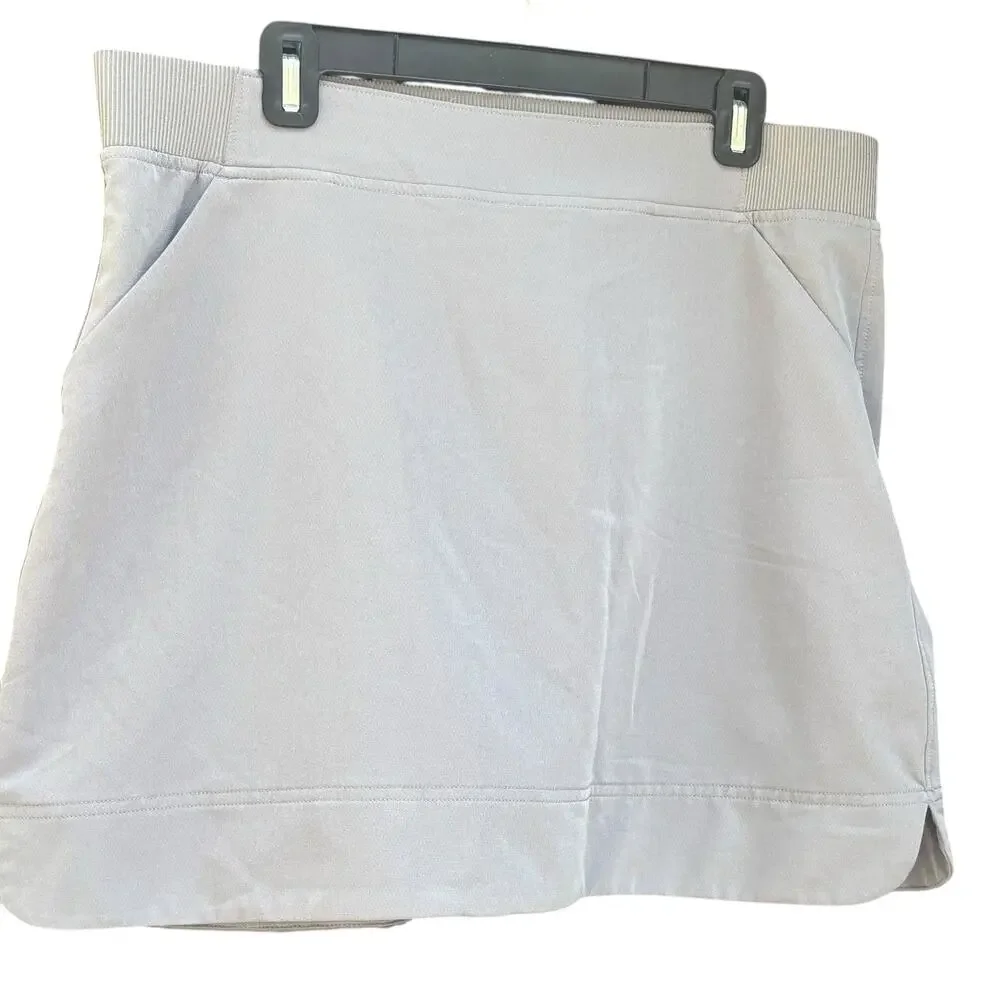 32 Degrees Cool Skort Skirt Women’s L Elastic Waist Pockets Tennis Golf
